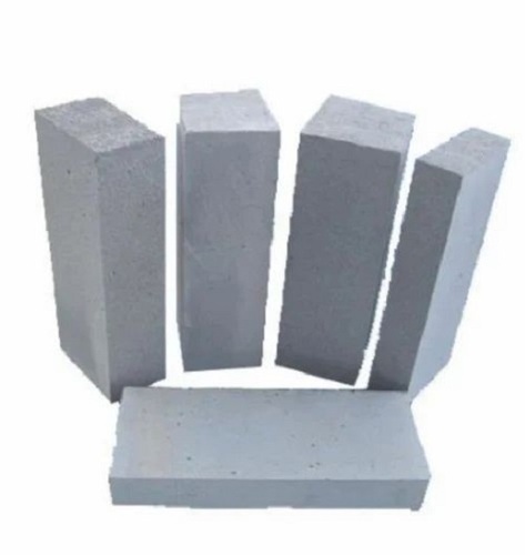 AAC Block - Flyash Concrete Cubical Gray Design | Fire-Retardant Water Resistant Heat Resistant