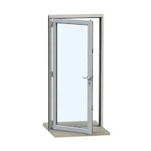Aluminium Door - Galvanized Steel, 7 ft Size, Silver Color | Easy to Install, Higher Resistance to Water, Corrosion & Rust, Modern Design