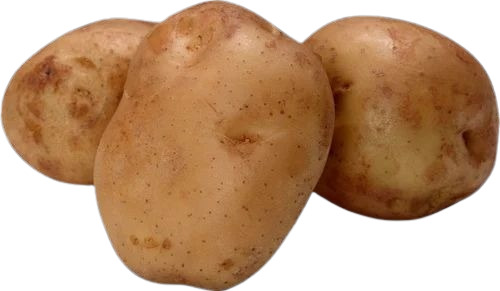 Fresh Potato - A Grade Brown Color, Chopped Form, Common Shape, Cooked Style | Ideal Storage: Cool and Dry Place