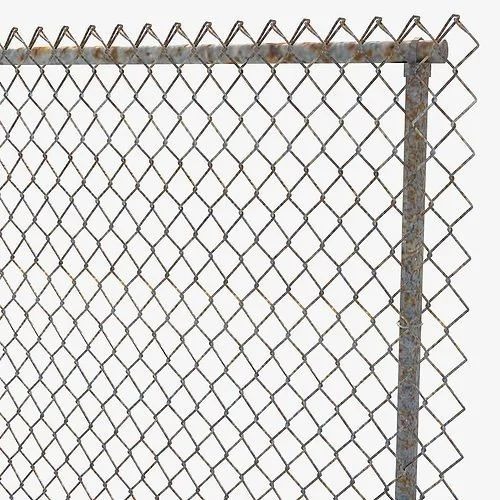 Gi Chain Link Mesh Fence - Color: Silver