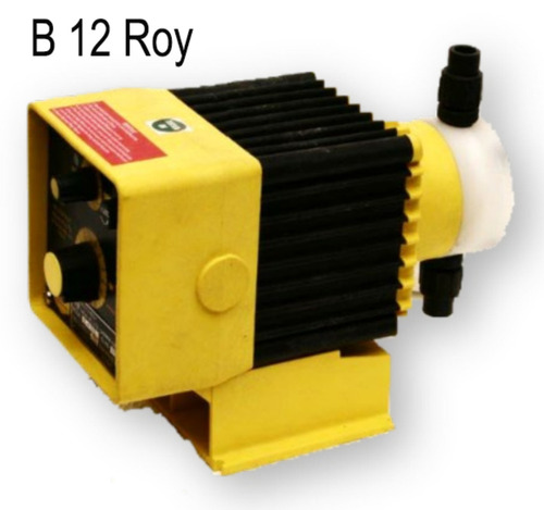 Milton Roy B-12 Dosing Pump - Cast Iron, 9.5 LPH Flow Rate , Yellow Color, 0.5 HP Motor, Adjustable Speed Control