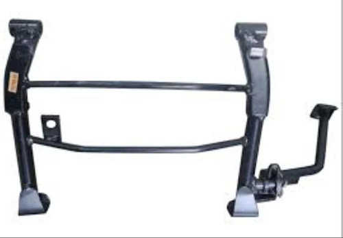 Motorcycle Stand - Iron, Standard Size | Corrosion and Rust Resistant, Easy to Install, Black Color, Water Cleanable