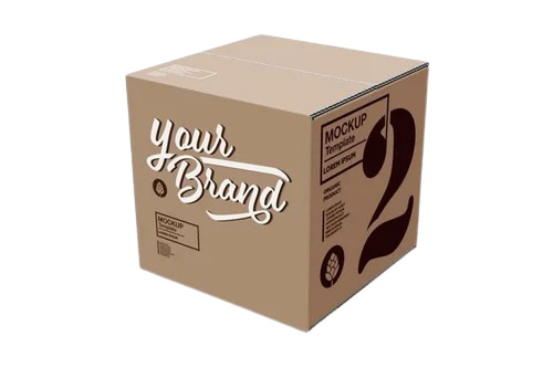 Printed Cardboard Box - 115/125 GSM, Square Shape, Custom Size, Brown Color, Offset Printing with Matte Lamination, Durable and Perfect Finish