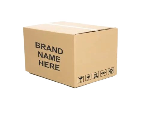 3 Ply Corrugated Packaging Boxes - 23x11.5x9.5 Inches, Brown Color | Custom Printed Rectangular Design, 11-25 Kg Capacity, Ideal for Apparel, Electronics, Food, Gifts & Crafts