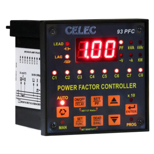 Automatic Power Factor Control Relay - Color: Normal