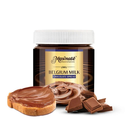 Belgium Milk Chocolate Spread - 1kg, Eggless, Milk Flavor, Versatile for Assorted Molded Chocolates, Bakery Treats, and Ice Cream Dipping