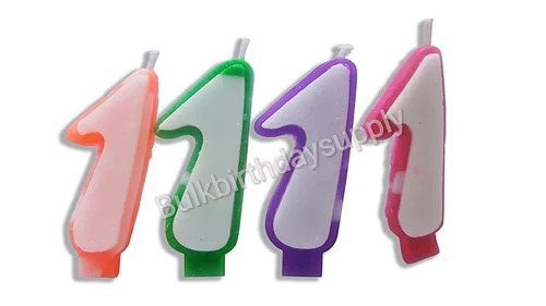 Birthday Numeric Candle - Color: All Colour