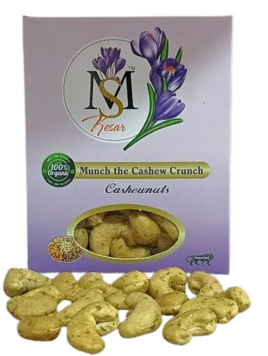Cream Onion Cashews Nuts 250gm - 250 Gram Roasted W320 Grade | Organic Natural Cream Onion Flavor Good Quality 12 Months Shelf Life