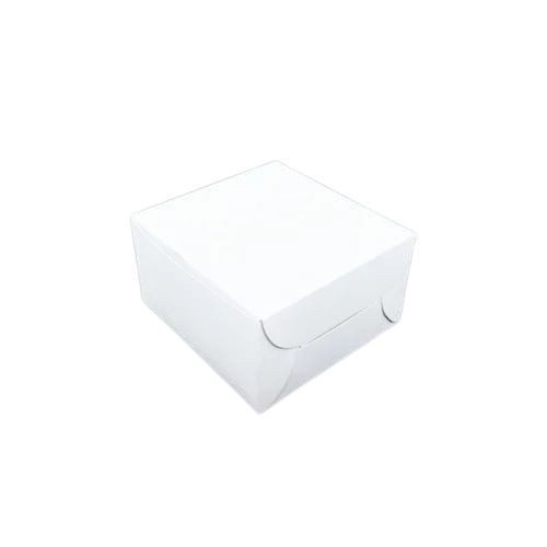 Food Packaging Box - White Rectangular Paper, 300 GSM Quality | Non-Customized Design for Versatile Food Packaging Solutions