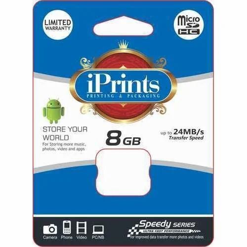 Memory Card Packaging Boxes