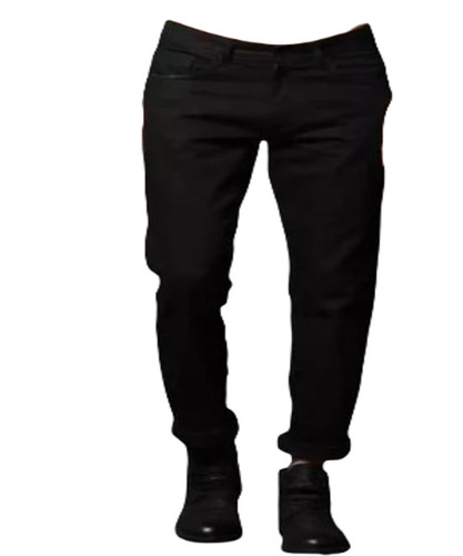 Men Stretchable Denim Jeans - Size 30, Black | Breathable, No Fade, Quick Dry, Soft and Comfortable