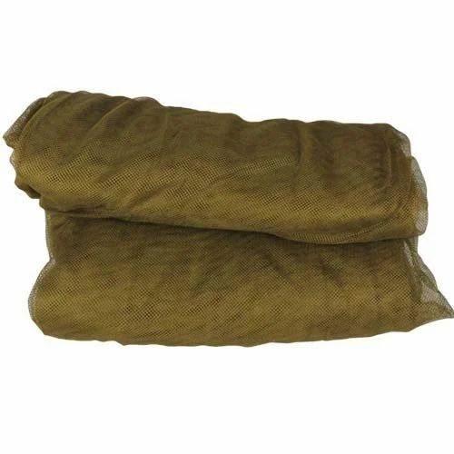 Mosquito Net Cotton Khaki Single Bed - Poly Cotton, King Size | Adults Use, Washable, Good Condition in Packet Packaging
