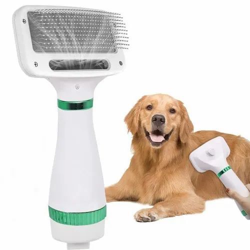 Pet Grooming Dryer - Plastic Material, One Piece | Durable, Easy to Use, White Color