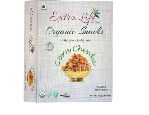 Printed Food Packaging Box - Bleached Kraft Paperboard, Rectangular Shape, White Color, Spot UV Printing, Textured Coating, 350-400 GSM, Disposable with Debossing