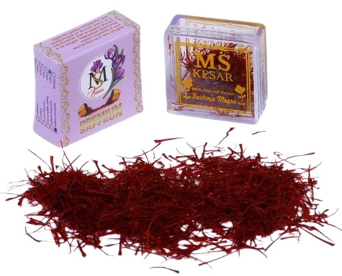 Pure Kashmiri Saffron - 1 Gram, 100% Natural Red Dried Spice | Ideal for Food Usage, Good Quality