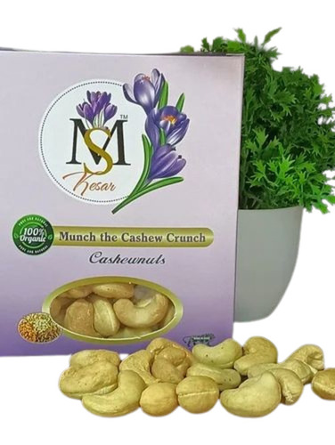 Roasted Salted Cashews - Organic, Gluten-Free, 100g | Roasted W320 Grade with 12 Months Shelf Life