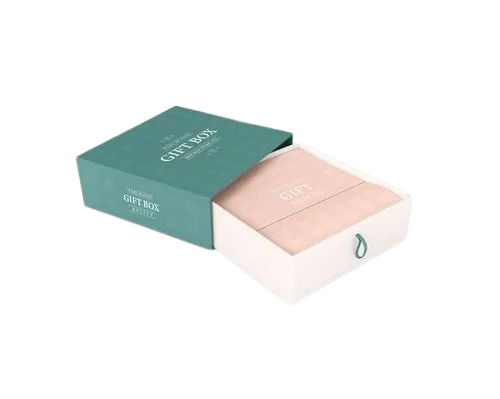 Sliding Rigid Box - White Coated Recycled Liner, 4x4x2 Inches | Multi Color, Matte Finish, Digital Printing for Gifts & Crafts