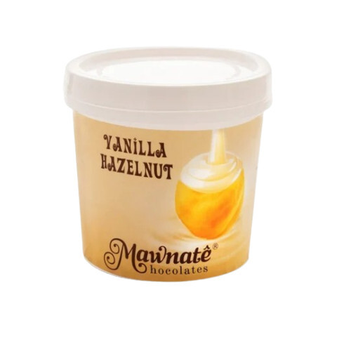 Vanilla Hazelnut Chocolate Spread - Eggless, 1 Year Shelf Life | Creamy Vanilla & Hazelnut Blend, Rich Texture for Toast, Pancakes & Desserts