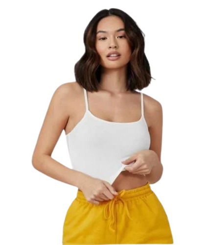 Women Plain Top - Cotton Fabric, Soft and Comfortable, Color: White | Ideal for Summer Wear, Perfect for Casual Outings and Everyday Use