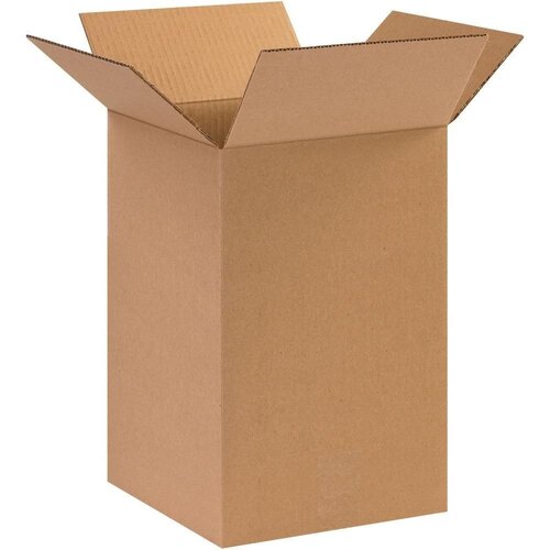 3 Ply Corrugated Box - Craft Paper Customized Size Brown Color | Lightweight Durable Laminated Finish Rectangle Shape 25 Kg Volume