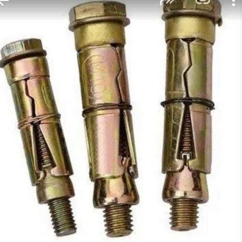 Anchor Fastener - Polished Metal Round Head | Industrial Application, Multi Color, New Condition, All Sizes