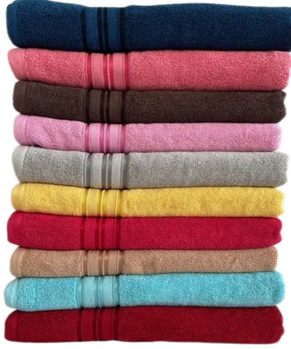 Soft Terry Cloth Bath Towel - 530 Grams, Multicolor, Quick Dry & High Water Absorbency