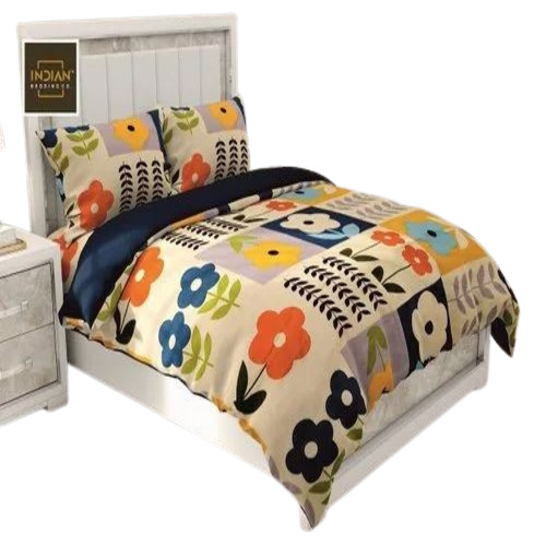 Cotton Printed Double Bedsheet