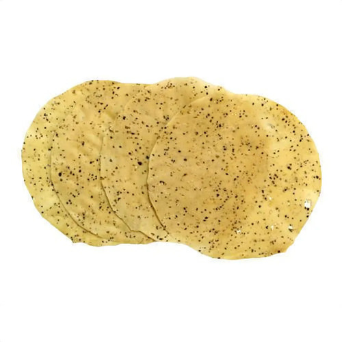 Dal Papad - Fresh Quality 500 Grams | Light Yellow Natural Flavor Spicy Taste No Additives Suitable for All Age Groups