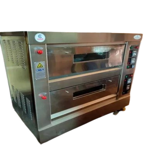 Double Deck Four Tray Gas Bakery Oven