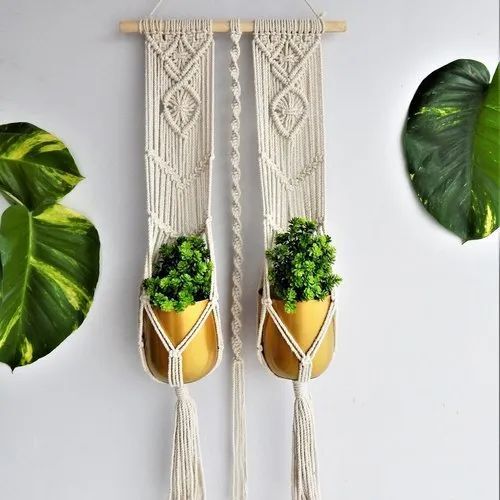 Plant Hanger - Color: Ivory