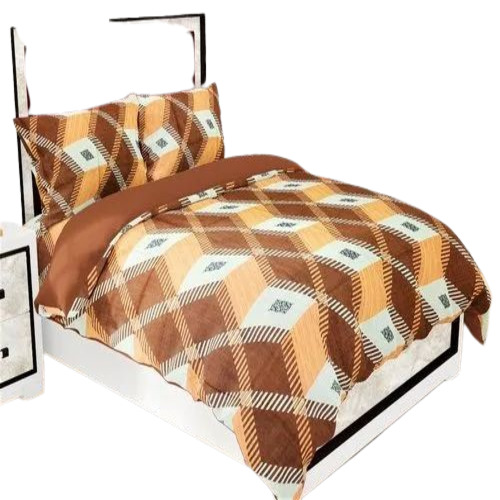 Printed Double Bedsheet - 100% Cotton, King Size 96 Inch, Multicolor, Easy To Clean, Eco Friendly, Printed Pattern | Perfect for Home Use
