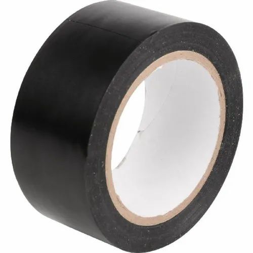 PVC Electric Tape - 6.25 Meter Length, 0.75 Inch Width - Black Color, Single-Sided Adhesive, New Condition, 480 Pieces per Box