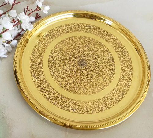 Brass Plate - Golden Hue Custom Sizes, Smooth Texture with Antique Look | Acid Resistant, Antibacterial, Durable, UV Resistant, Heat Resistant
