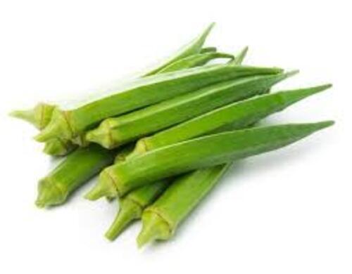 Fresh Ladyfinger - 5 Kg A Grade Chopped, Common Shape, Cooked Style in Green Carton Packaging