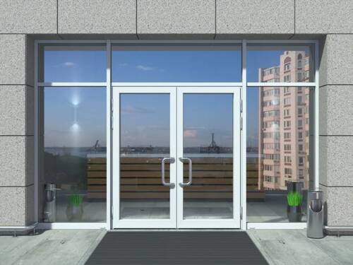 glass doors