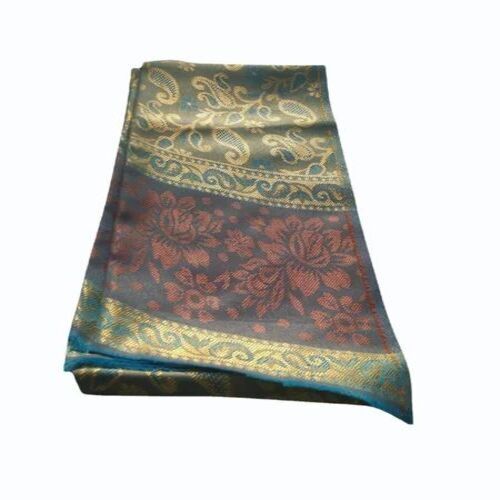 Golden Polyester Shawl - 80 x 40 Inch, Light Brown | Soft and Comfortable, Printed Design, Unisex for Casual Winter Wear