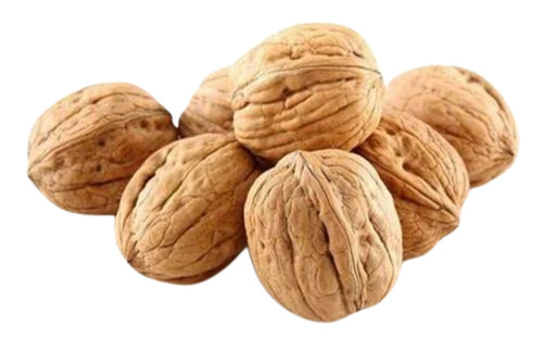 Kashmiri Kagzi Whole Walnuts - 1 Kg Packet Organic Gluten-Free Dried Brown Color 9 Month Shelf Life With Shell