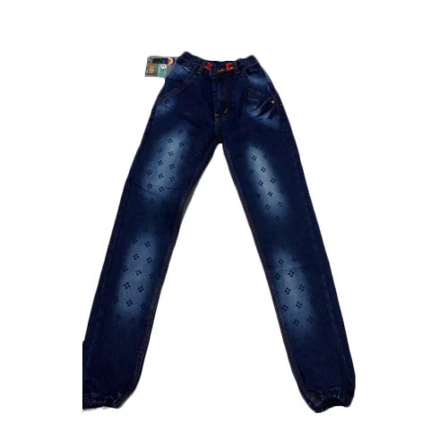 Kids Blue Shaded Jeans - Age Group: 5-6 Years