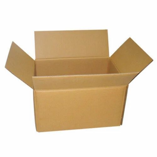 Laminated Corrugated Boxes - Brown PVC Laminated, Rectangular Shape for Industrial Supply & Logistics, Suitable for Apparel, Food, Gifts & Crafts