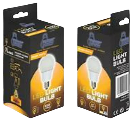 Led Bulb Packaging Box - Paper Material | Multi Color Design, Printed Finish