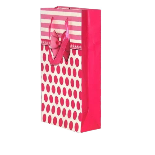 Paper Shopping Bags - Paper Material, 2kg Capacity, Multicolor Design | Biodegradable, Moisture Proof, Recyclable, Rope Handle, Printed Style