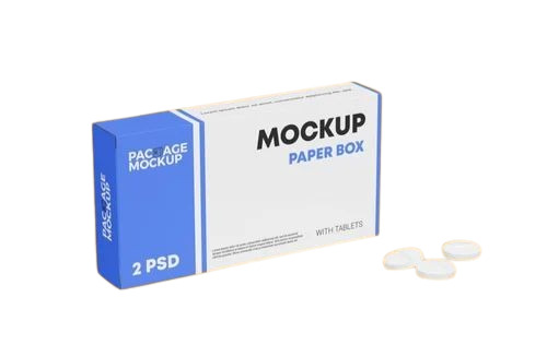 Pharmaceutical Packaging Box - 0-3 mm Thickness, Multi Color Lens Effect | Disposable Paper, Rectangle Shape, Printed with Raised Ink, Debossing, Embossing, and Perforation