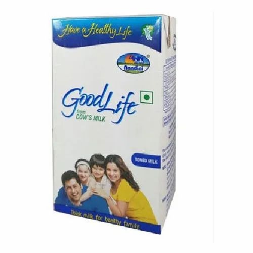 UHT Milk - 1L Tetra Pack, 100% Veg, Original Flavor, White Color | Toned, Double Toned, Full Cream - 150mg Calcium, 35kcal Energy, 0mg Added Sugar