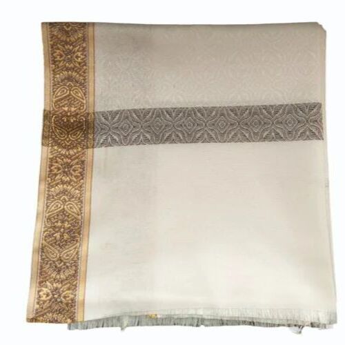 Women Printed Polyester Shawl - 80 x 40 Inches, Light Brown, Soft and Comfortable for Casual Winter Wear