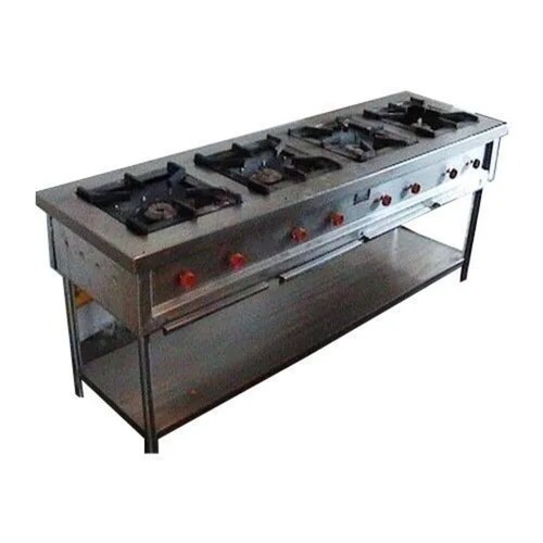 COMMERCIAL GAS STOVE 4 BURNER