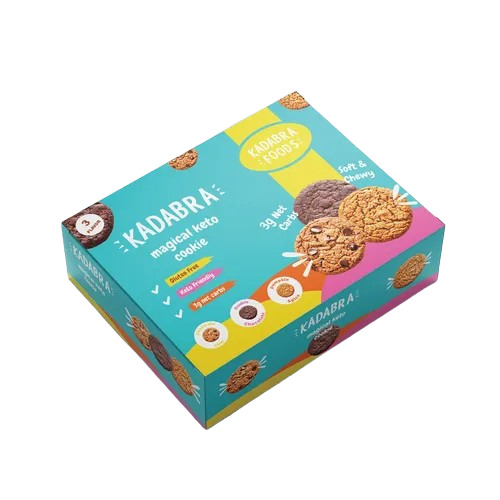 Cookies Packaging Box - Paper Material , Multi Color Design