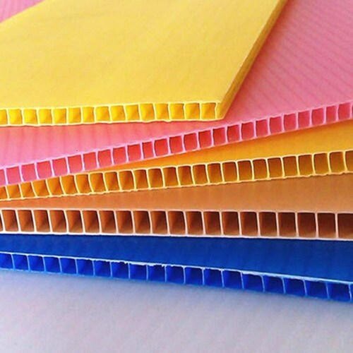 Corrugated Sheets - High Strength Plastic, Standard Size | Water Resistant, Double Roman Tile Design, Rectangular Shape