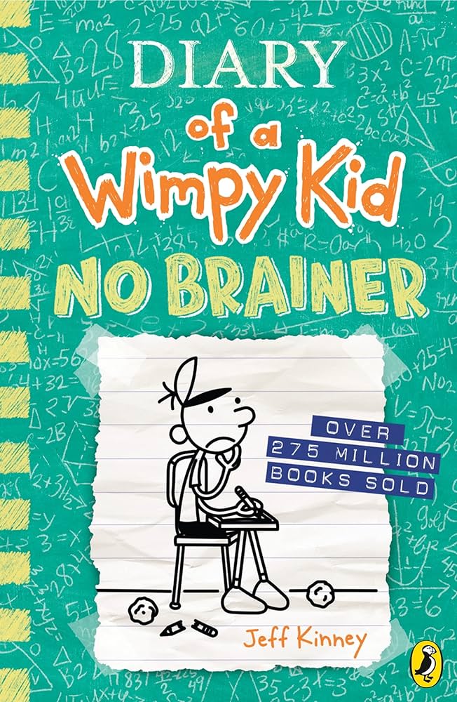 English Book Diary Of A Wimpy Kid No Brainer By Jeff Kinney Paperback Latest Edition - Audience: 