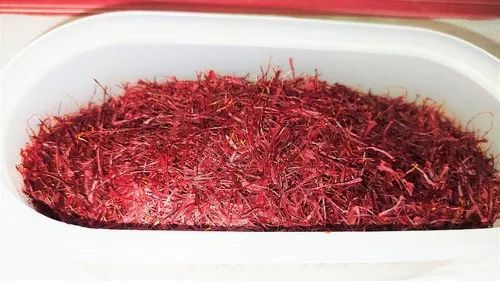 Kashmiri Natural Red Saffron - 100% Purity, Fresh Dried Style in 12-Month Shelf Life Bottle | FSSAI Certified, Ideal for Culinary Use