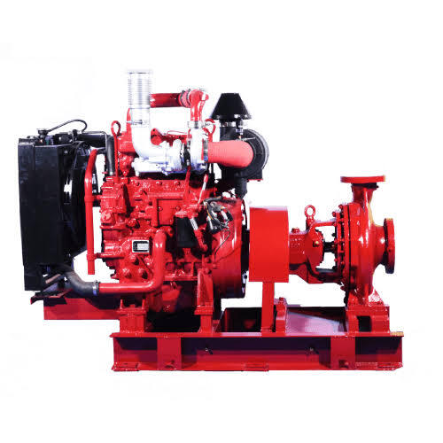 Kirloskar Fire Fighting Pump - Color: Red